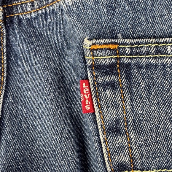 Levis 550 Jeans Mens 40 Blue Relaxed Fit Tapered‎ Leg Mid Wash Denim 38x30 - Picture 9 of 16